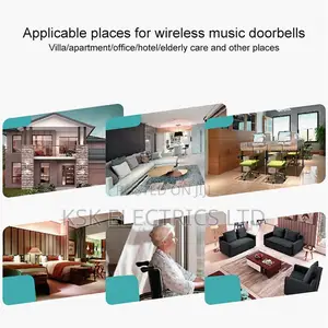 VOYE V025F Home Music Remote Control Wireless Doorbell