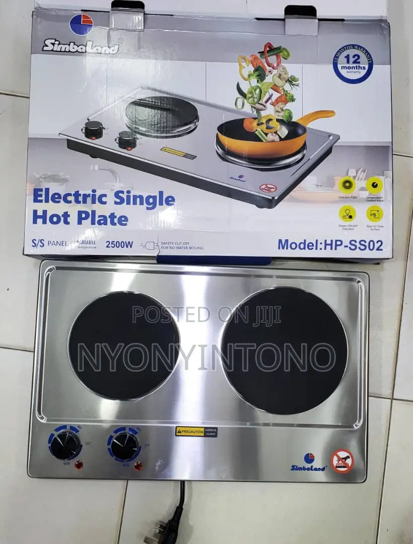 Simbaland Double Solid Electric Hot Plate