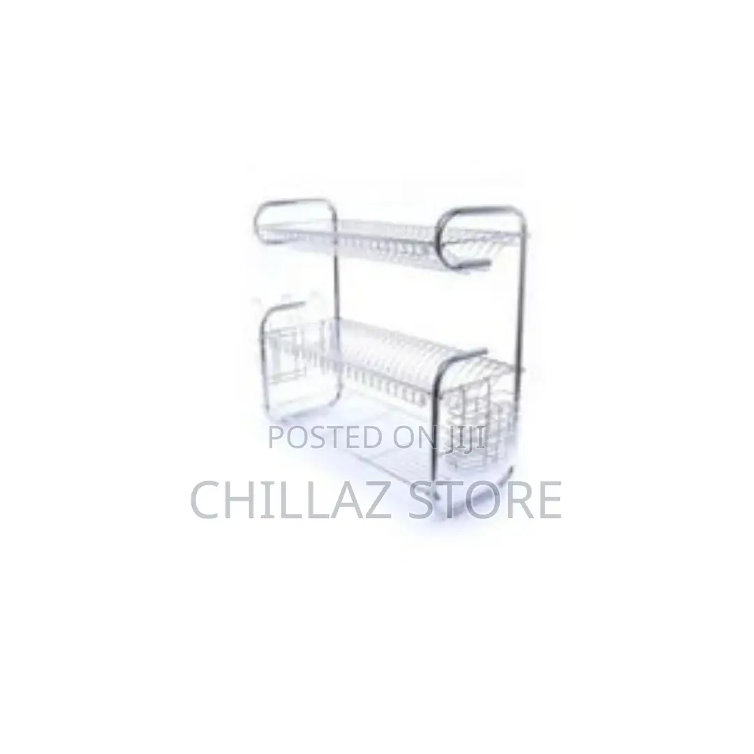 3 Tier Dish Rack Drainer for Utensils Cutlery