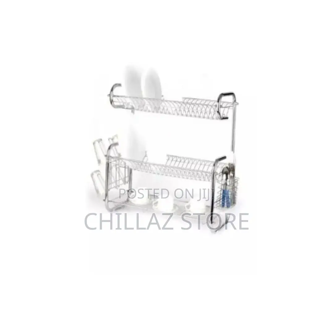 3 Tier Dish Rack Drainer for Utensils Cutlery