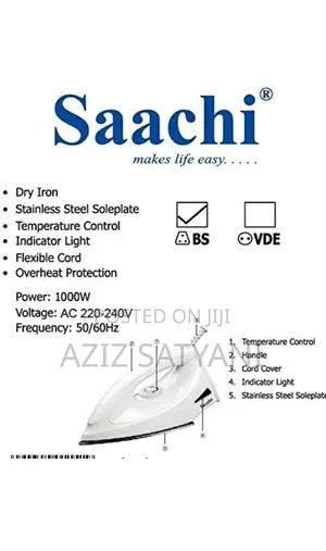 Saachi Dry Iron - NL-IR-151