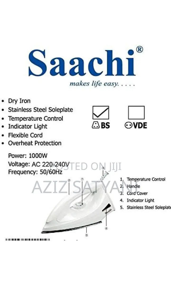 Saachi Dry Iron - NL-IR-151