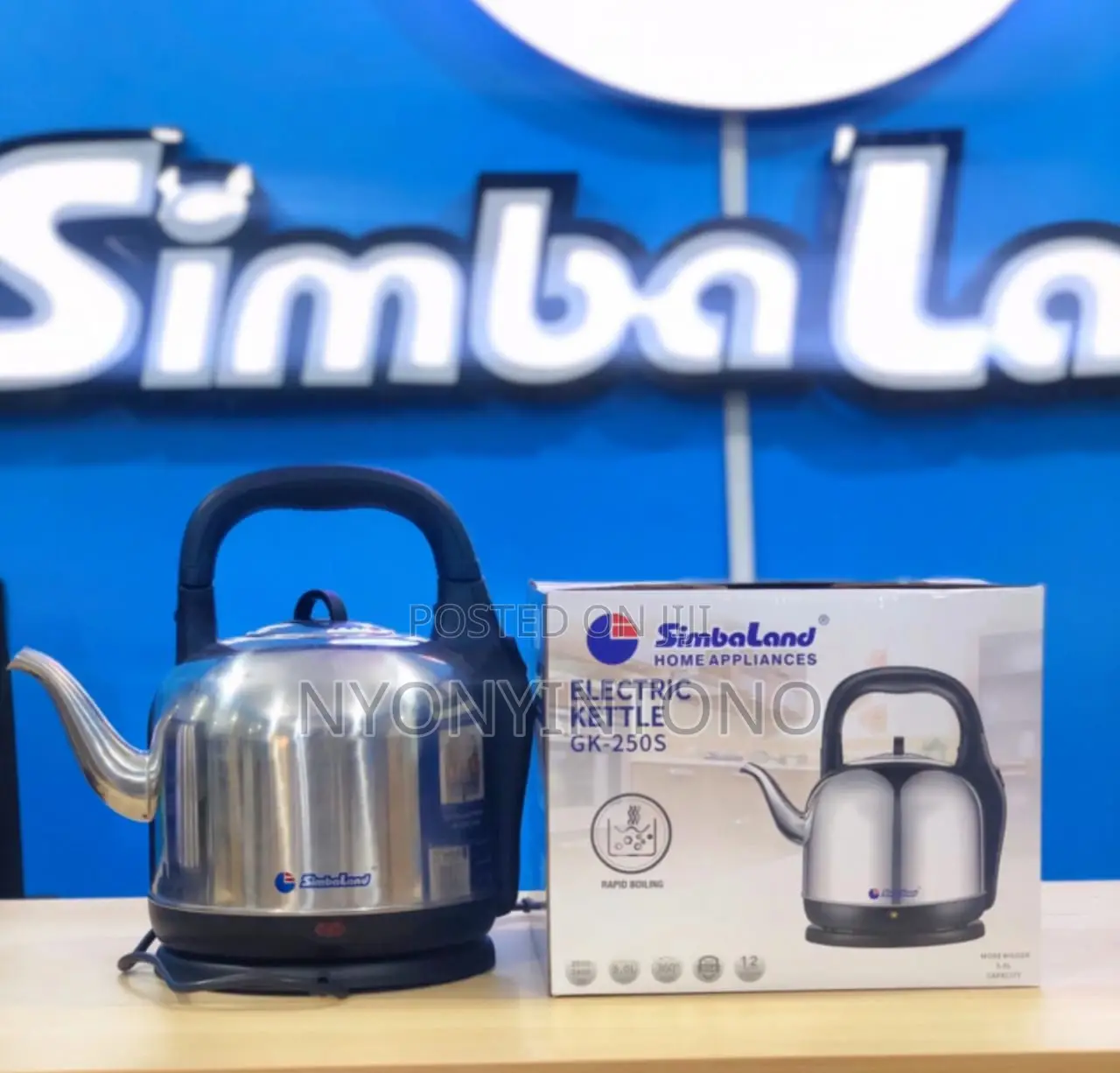 Simbaland High Qlty Cordless Electric Kettle Wz 2yrs Warnty
