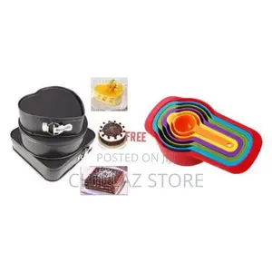 Set of 3pcs Baking Pans With Free Spoons