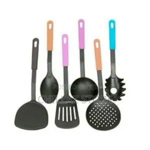 A Set of Non Stick Cooking or Serving Spoons