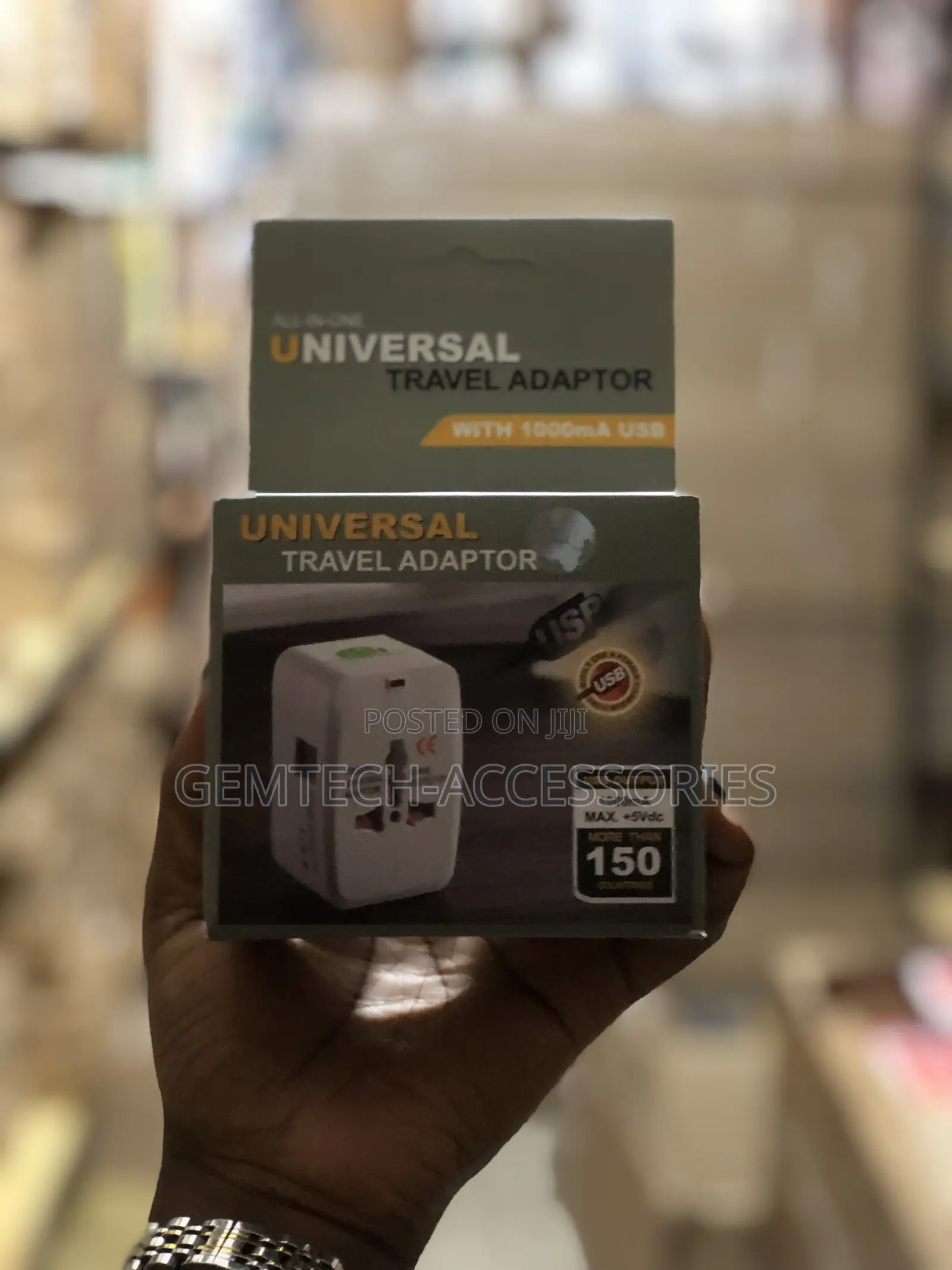 Universal Travel Adapter With 2usb