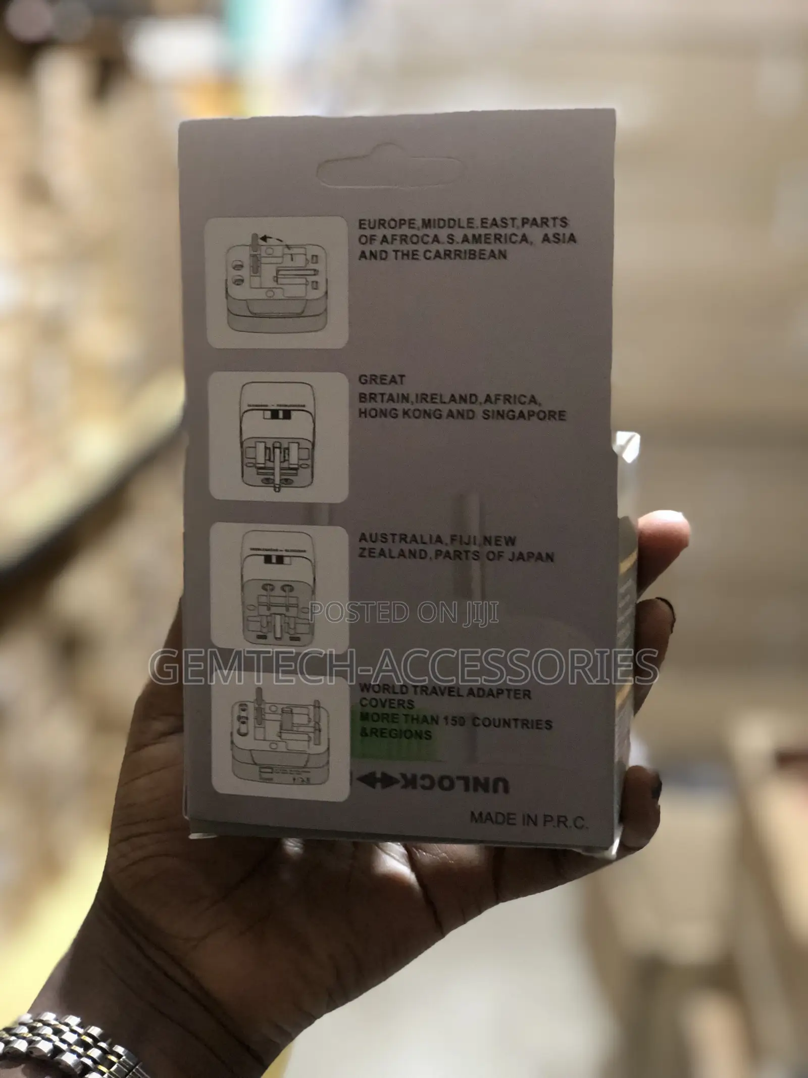 Universal Travel Adapter With 2usb