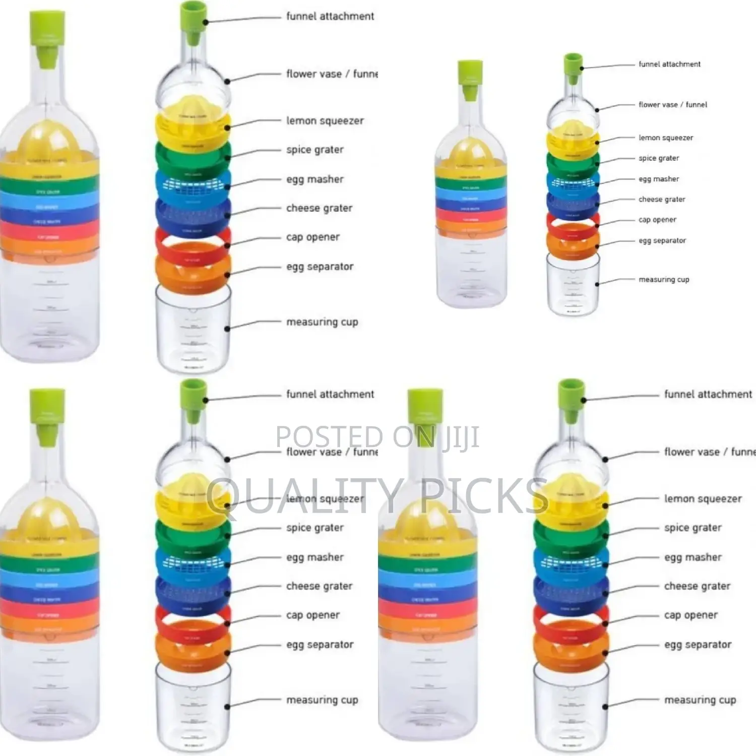 Brand 8 in 1 Bottle Shape