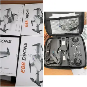 E88 Drone With Camera and 2 Batteries