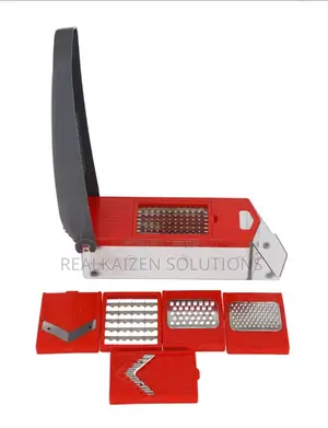 DELCASA 6 Blade Stainless Steel Smart Jumbo Chipser| Chopper