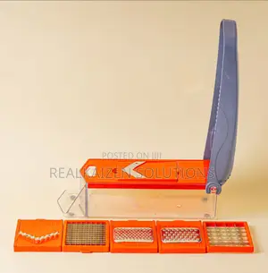 DELCASA 6 Blade Stainless Steel Smart Jumbo Chipser| Chopper