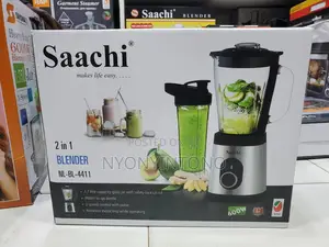 Saachi 2 in 1 Heavy Duty Glass Juice Blender.