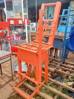 Concrete Block Machine/Orange Coloured Block Machine/Hollow
