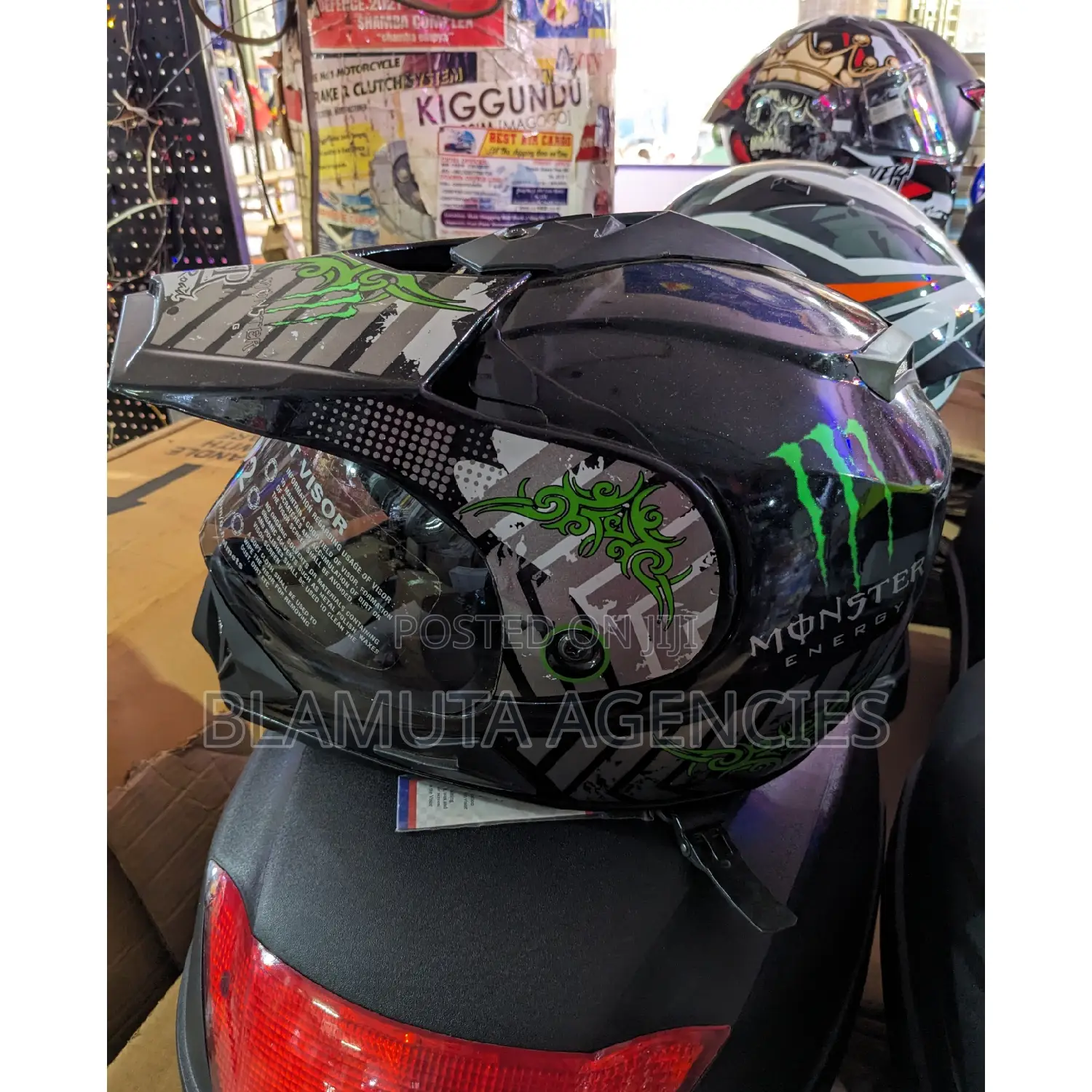 Rider's Helmet Monster