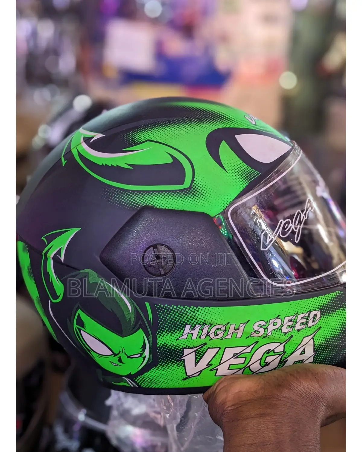 Riding Vega Helmet (Green