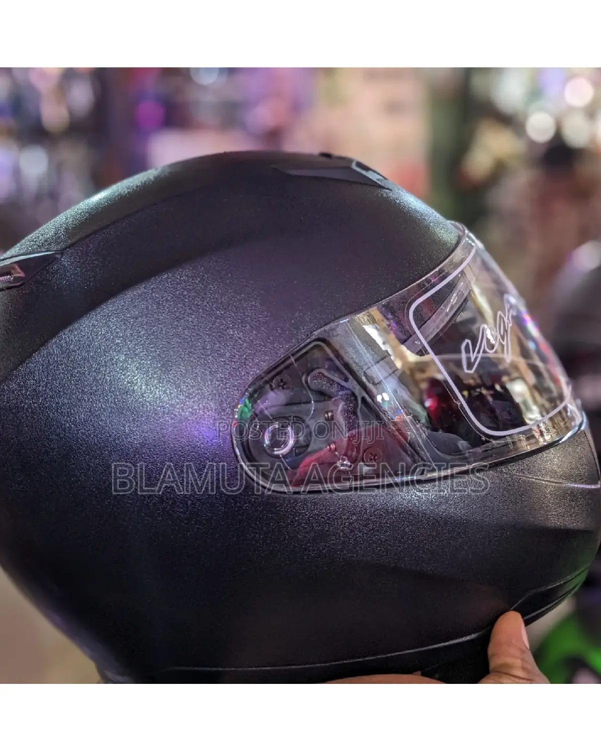 Riding Helmet Heavy Duty Black (Vega