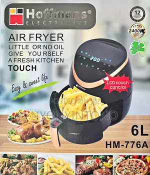 6L Digital Hoffmans Airfryer Wz LCD Touch CTRL 1yr Warranty