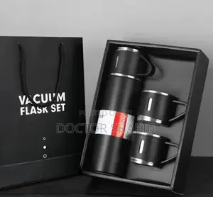 Multipurpose Double Wall Stainless Steel Vacuum Flask Set