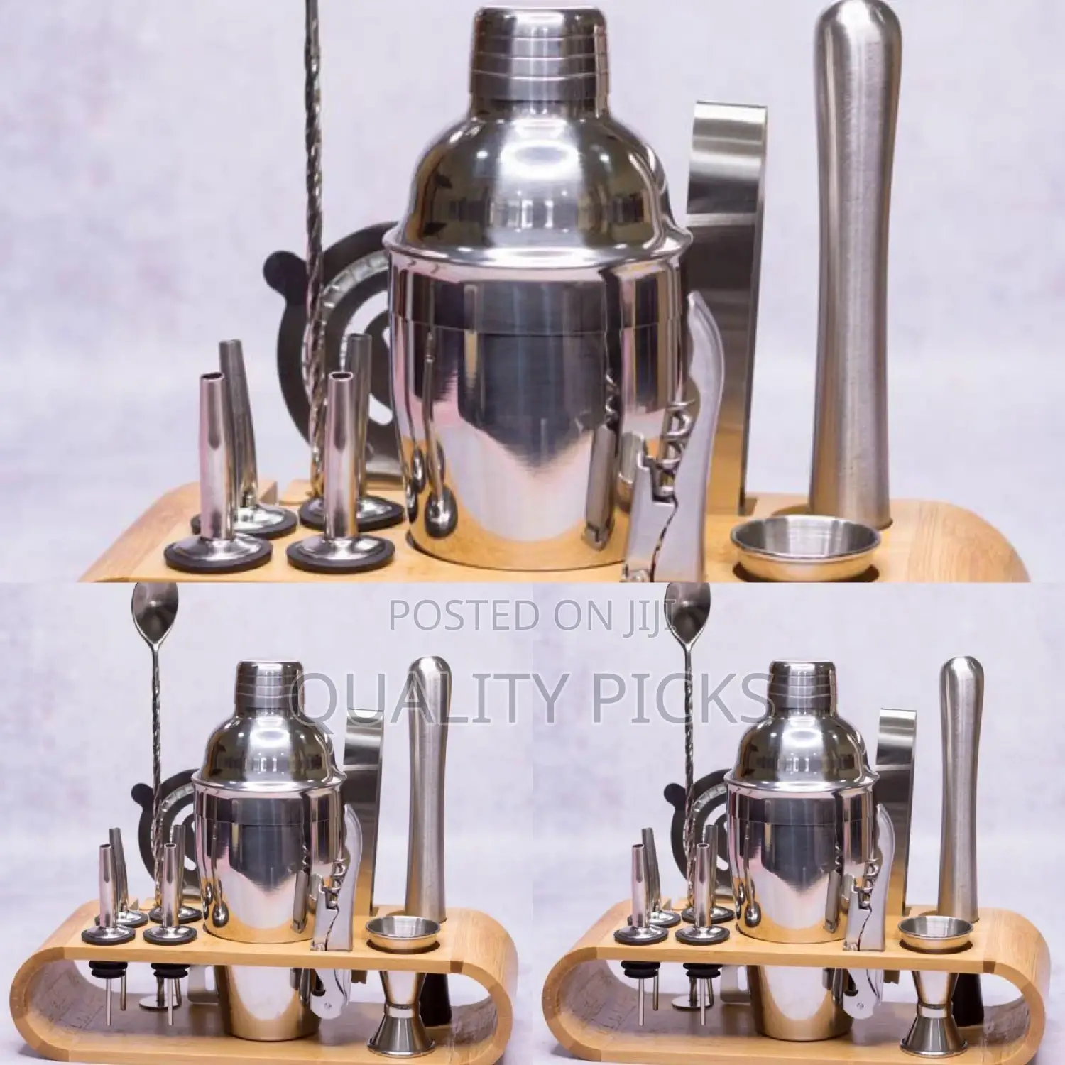 Brand Cocktail Shaker Bottle Set