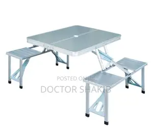 New Heavy Duty Folding Camping/ Picnic Table With 4 Seats
