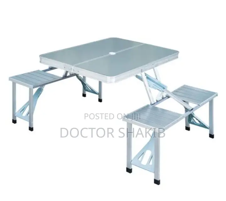 New Heavy Duty Folding Camping/ Picnic Table With 4 Seats
