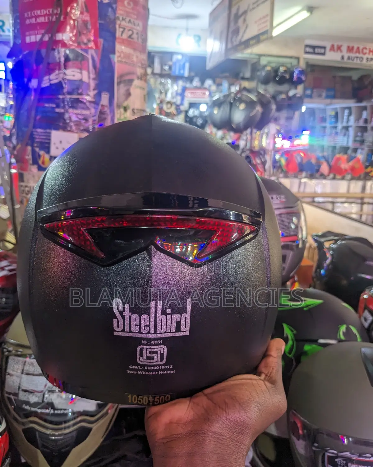 Steel Bird Helmet With Reflector