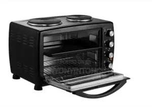 Pixel 38 Litres Electric Oven With 2 Hot Plates on Top.