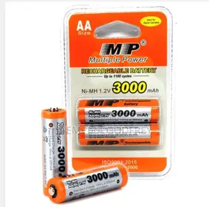 MP Rechargeable Batteries 3000mah