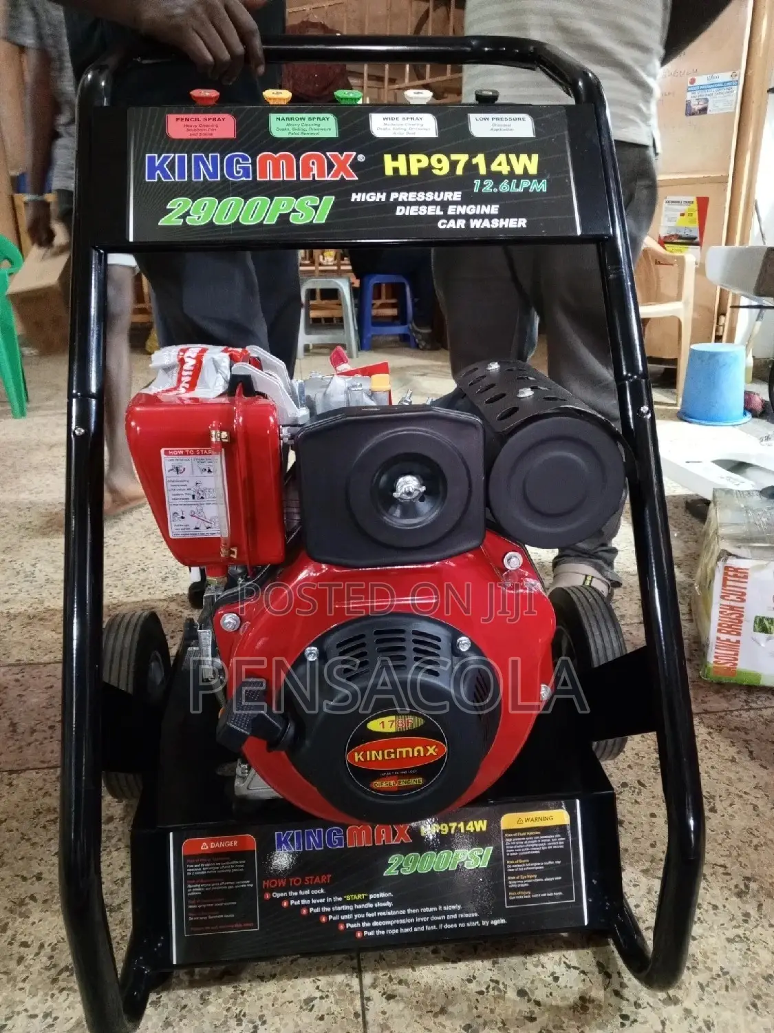 Kingmax Diesel High Duty Pressure Washer