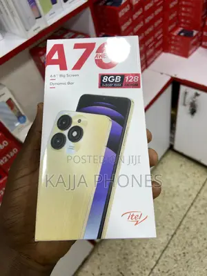 New Itel A70 128 GB Black