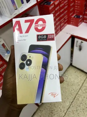 New Itel A70 128 GB Black