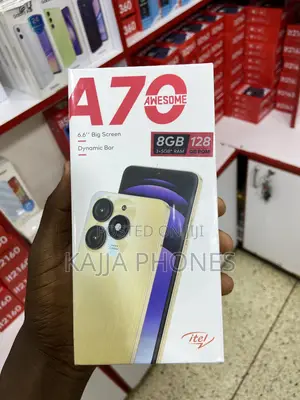 New Itel A70 128 GB Black