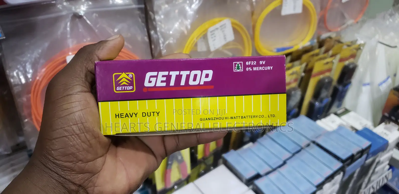 9V Heavy Duty Batteries ( GETTOP )