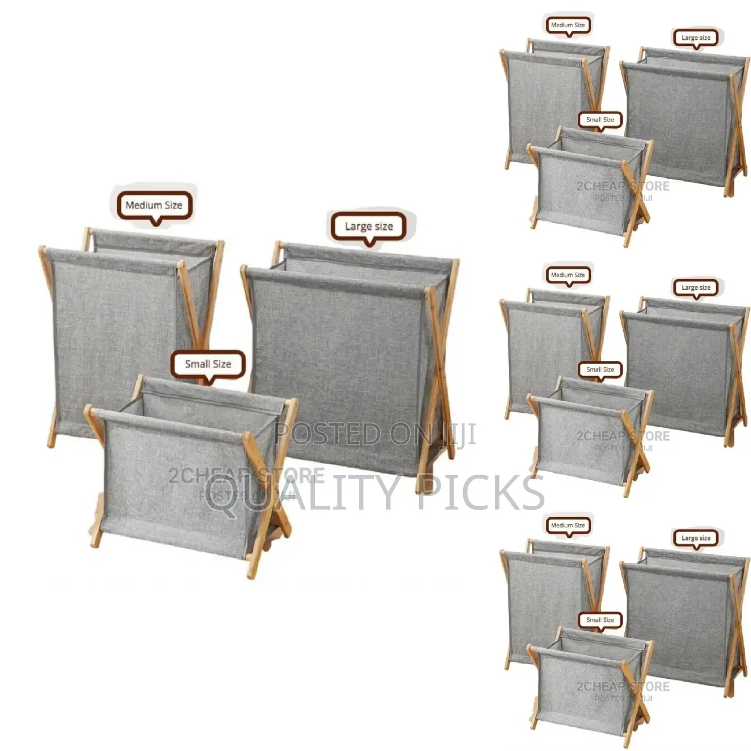 Folding Clothes Laundry Basket