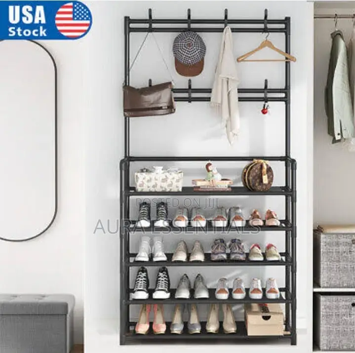 5 Tier Entryway Shoe Coat Rack