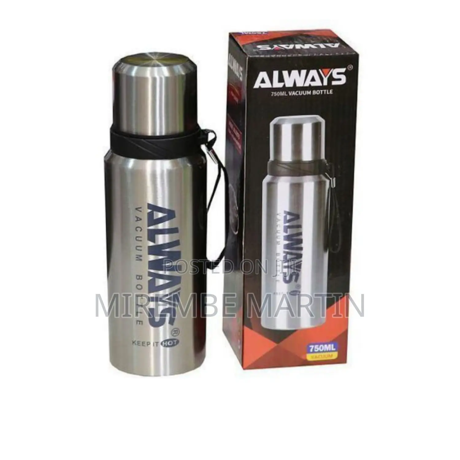 Always Stainless Steel Vacuum Flask Bottle.