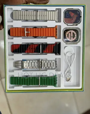 KW29 Max Multifunctional Smart Watch With 10 Straps Free