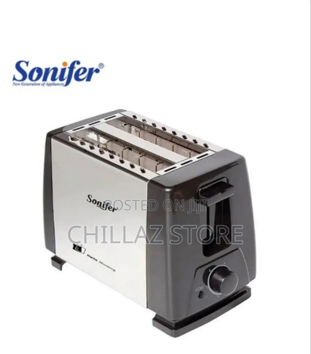 Bread Toaster- Silver Bland New