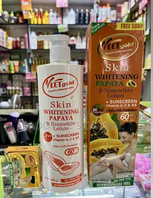 Veet Gold Skin Whitening Papaya Nano Lotion