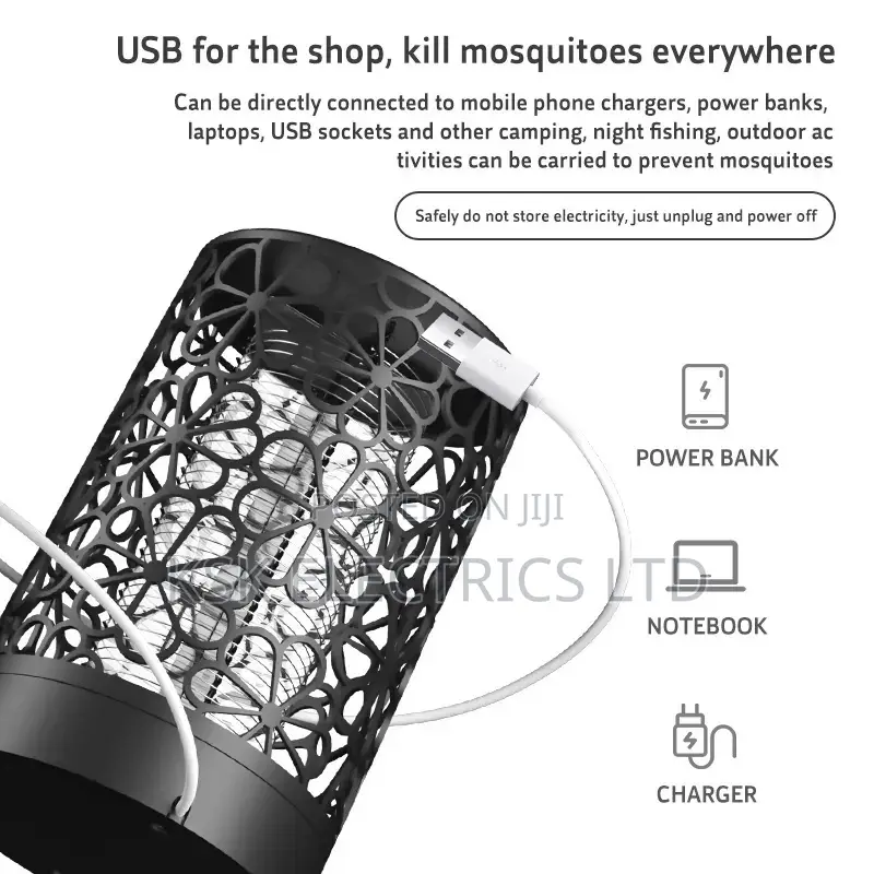 Mosquito Killer Kill Bugs Led Electrical USB Ultraviolet