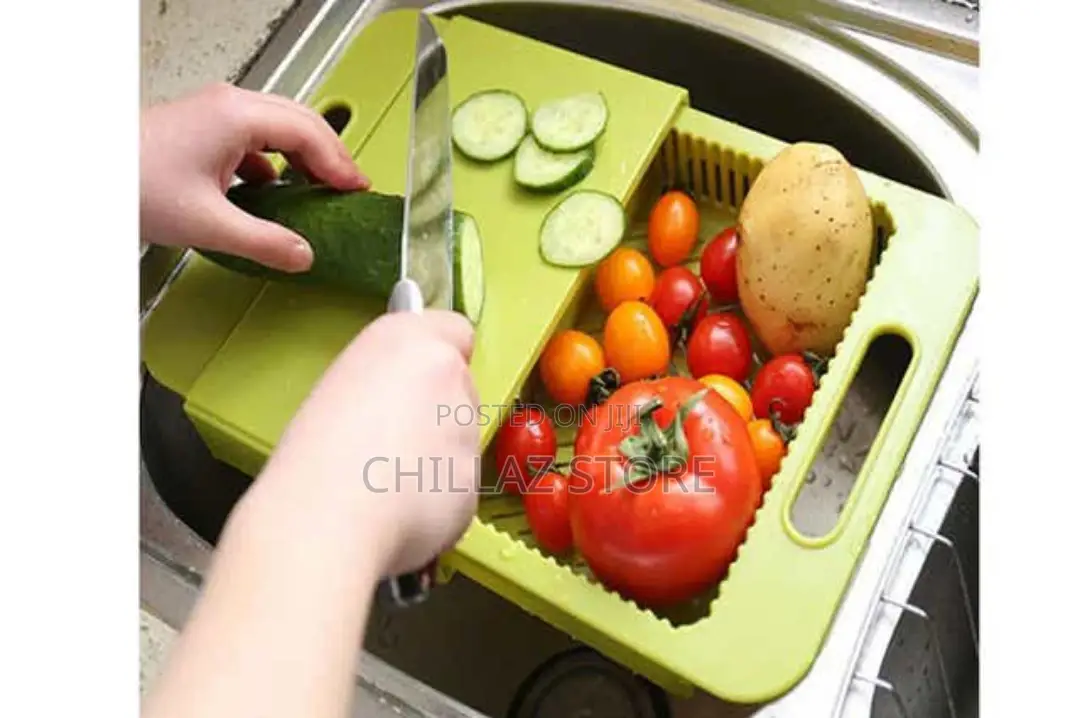 Multifunctional Over the Sink Chopping Board