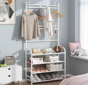 New Household Shoe Coat Rack Storage Organizer