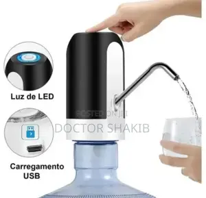 Hand Press Electric Portable Upgraded Water Bottle Pump