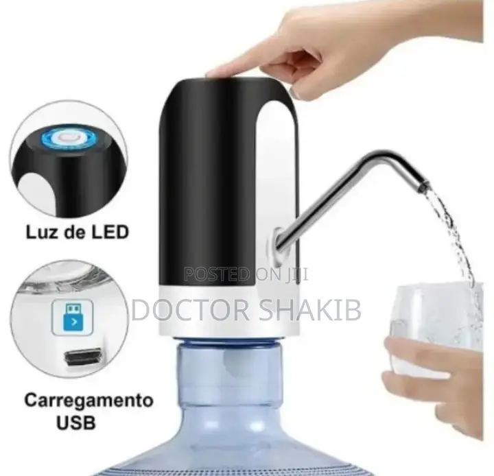 Hand Press Electric Portable Upgraded Water Bottle Pump