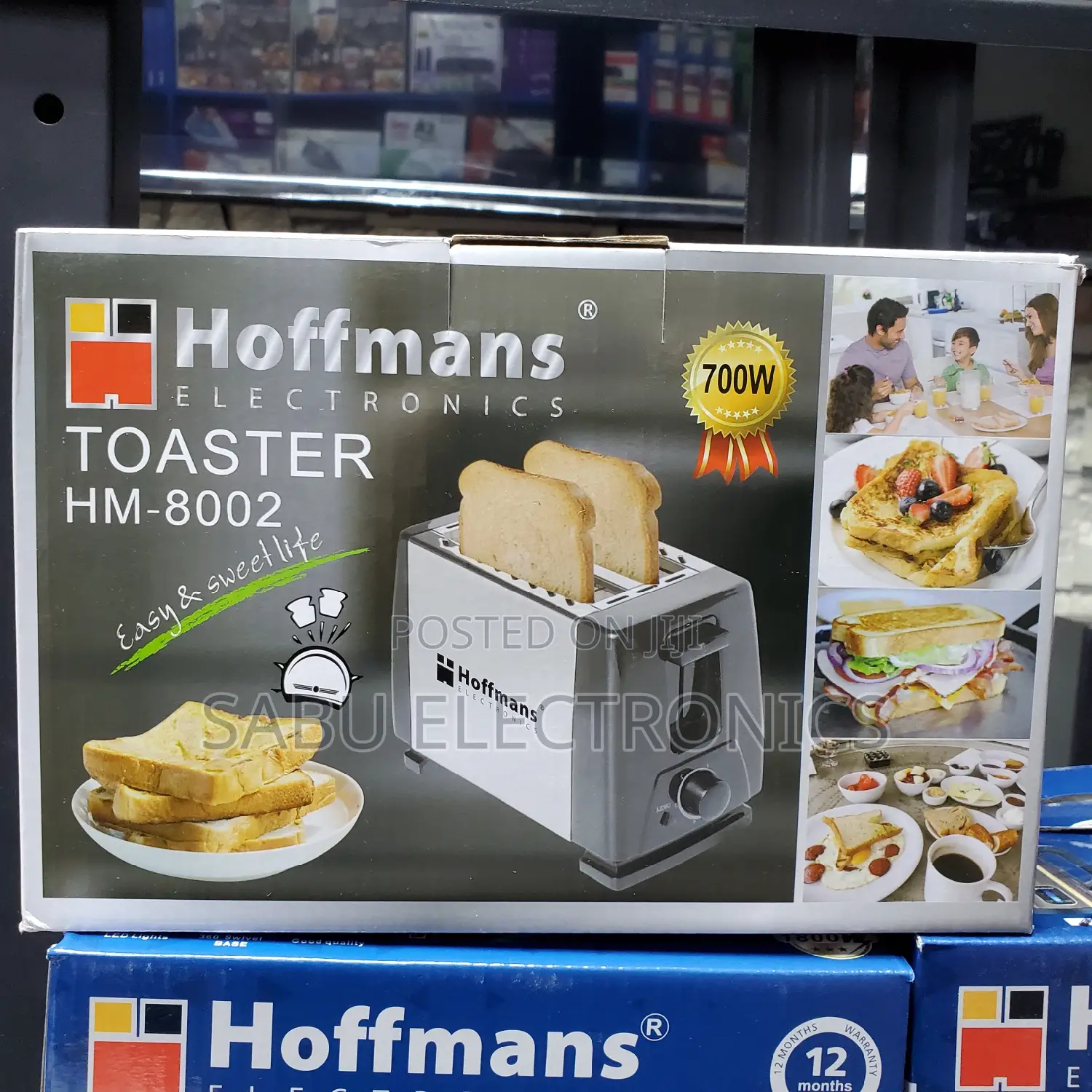 Hoffman 2 Slice Toaster - HM-8002