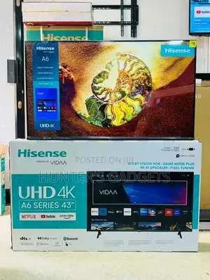 Hisense 43 Inch Uhd Brand New With Bluetooth Frameless
