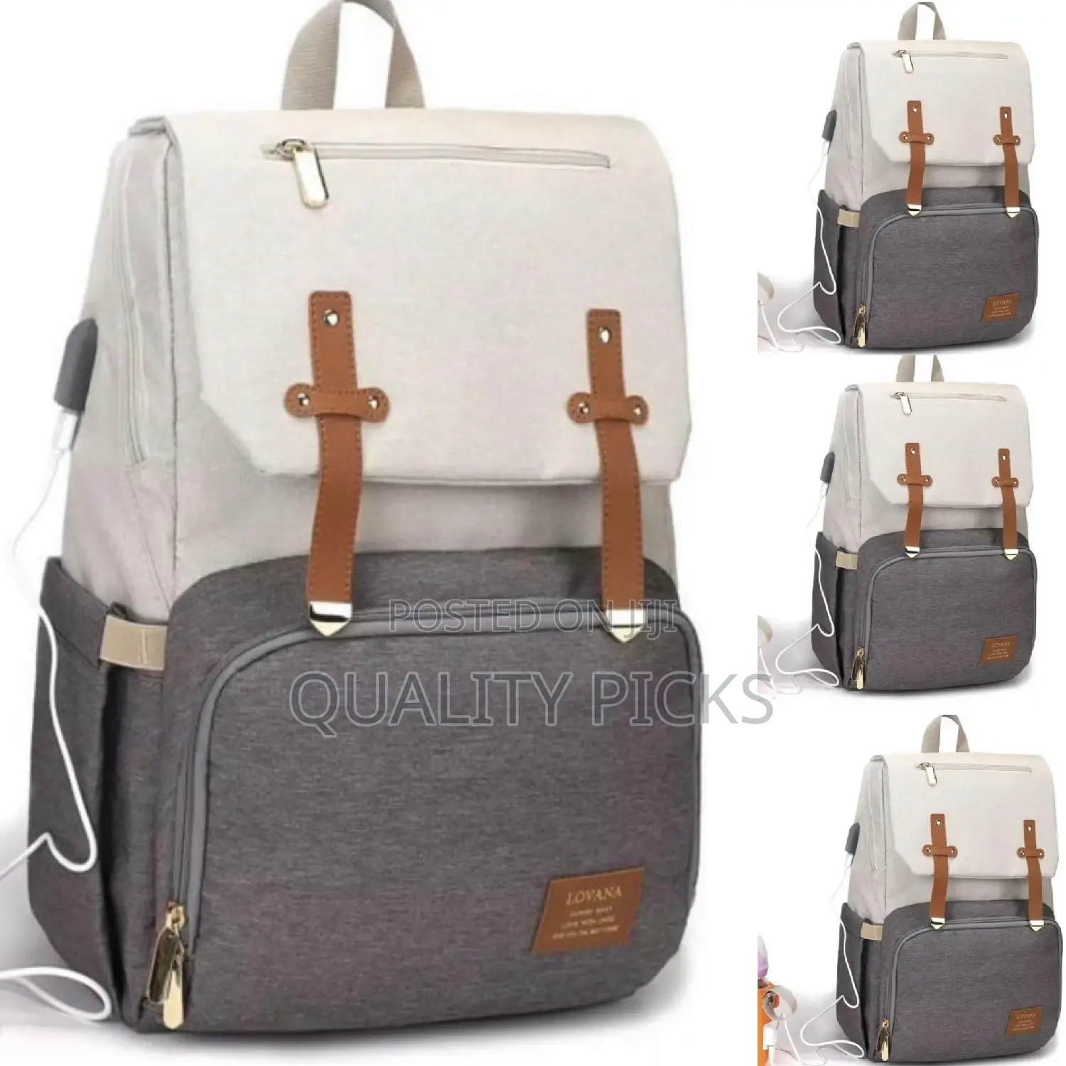 Cotton Baby Diaper Bag
