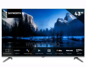 Skyworth 43" Smart Android Frameless Tv With Free to Air.