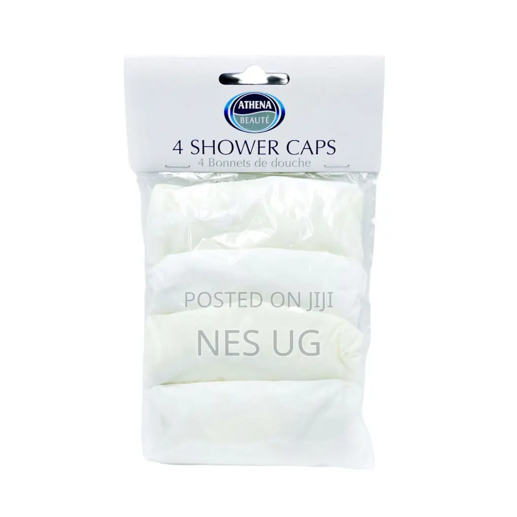 Athena Shower Caps Elasticated Waterproof (Pack of 4pcs)