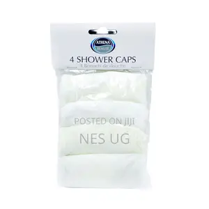 Athena Shower Caps Elasticated Waterproof (Pack of 4pcs)